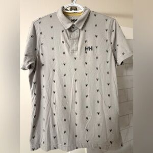 Lobster Helly Hansen golf tee grey